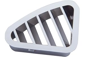 SUDSTY Chrome A/C Vent for 2001-2005 Peterbilt 330, 335, 377, 378, 379 - Driver Side