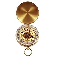 Sinddy Classic Pocket Watch Style Bronzing Antique Camping Compass