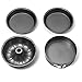 Elite Kitchenware 4 Piece Nonstick Cake Pans Set with 9 Inch Round Cake Pans, 9 Inch Spring form Cake Pan and 10 Inch Bundt Cake Pan