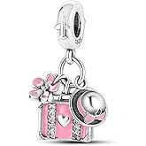 Pandach 925 Sterling Silver Charms for Bracelets Necklace with 5A CZ Stones Dangle Pendant Bead Jewelry Beads Gifts for Women