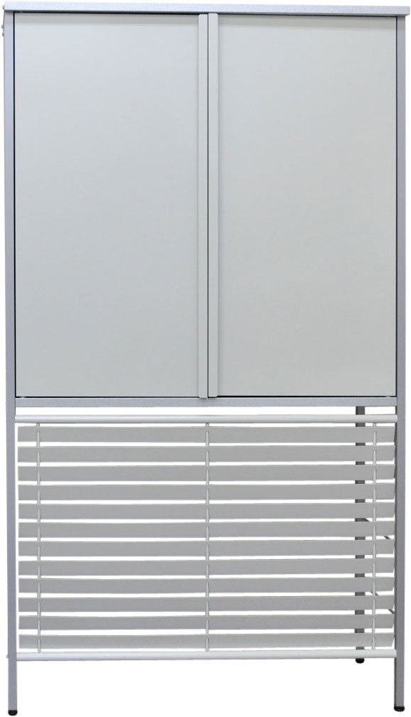 ガルバ逆ルーバー室外機カバー収納庫付き アイボリー B009b5iwrs Diy工具ガーデン でおすすめアイテム