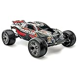 Traxxas 37076-3 Rustler VXL 1/10 Scale Brushless 2WD Stadium Truck with TQi 2.4GHz Radio, Black