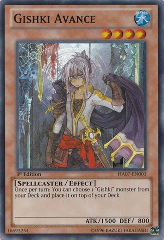 Yu-Gi-Oh! - Gishki Avance (HA07-EN003) - Hidden Arsenal 7: Knight of Stars - 1st Edition - Super Rare