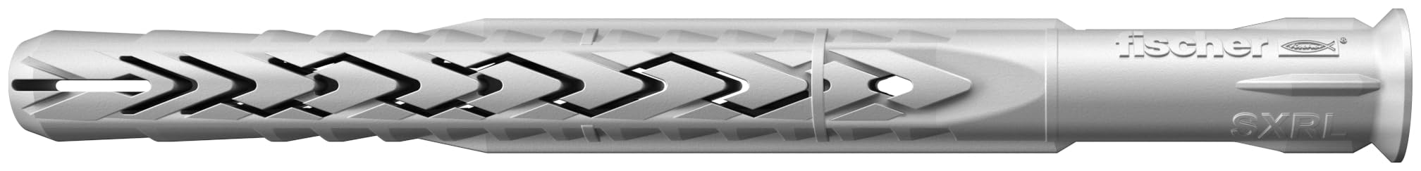 fischer SXRL 8 x 100 Long Shaft Dowels High-Quality Dowels (Pack of 100), Expansion Dowels for Wood and Chipboard Screws, Nylon Dowels for Optimal Hold for Fixings in Concrete, Brick and Aerated