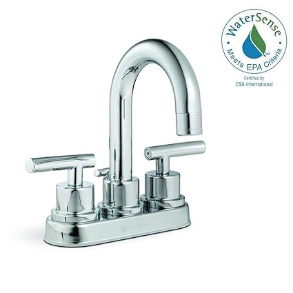 Pegasus Dorset 4 In 2 Handle High Arc Bathroom Faucet In Chrome