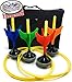 Matty's Toy Stop Deluxe Lawn Darts Set with 4 Lawn Darts, 2 Target Rings & Storage Bag