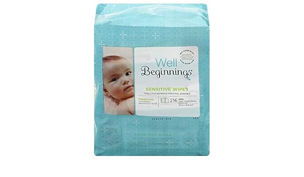 well beginnings sensitive wipes