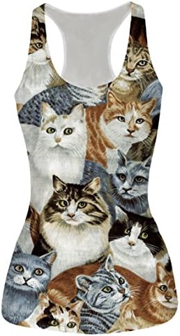 Vertiar Hot Fashion Women Batman Printed Sleeveless T Shirt Vest Tank Tops