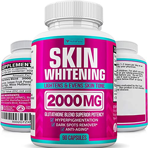 Glutathione Skin Whitening Pills - Vegan Skin Bleaching Pills for Dark  Spots, Acne & Scar Removal - Made in USA - Natural Glutathione Supplement  with Anti-Aging Properties in Kenya