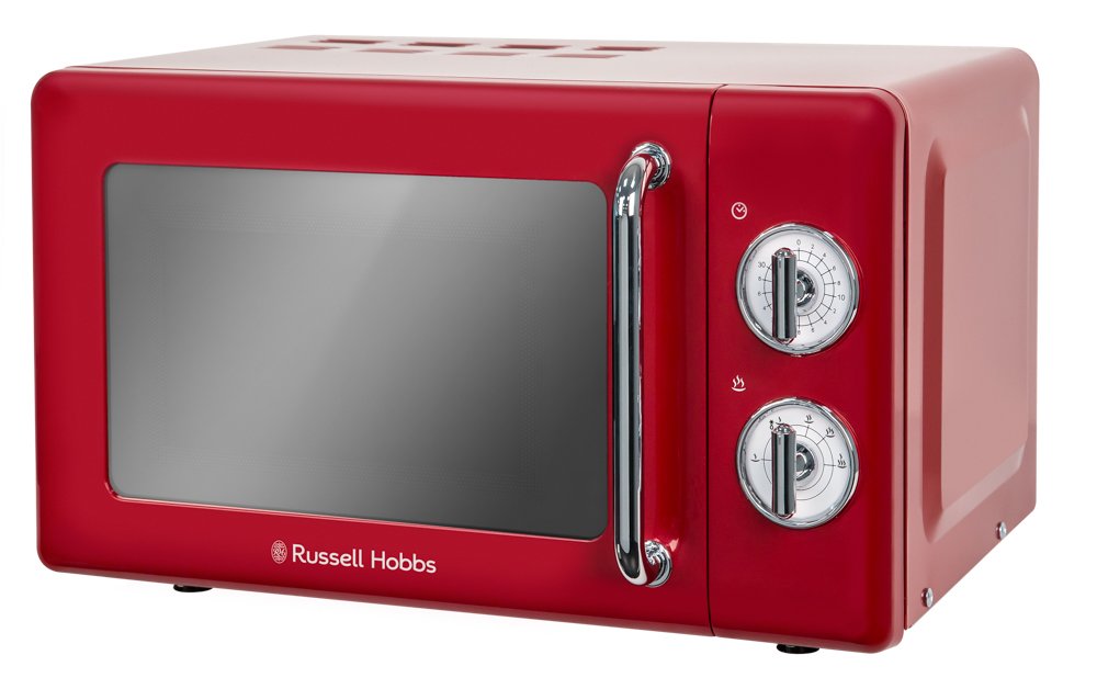 Russell Hobbs microondas simple de litros retro RHRETMMR rojo