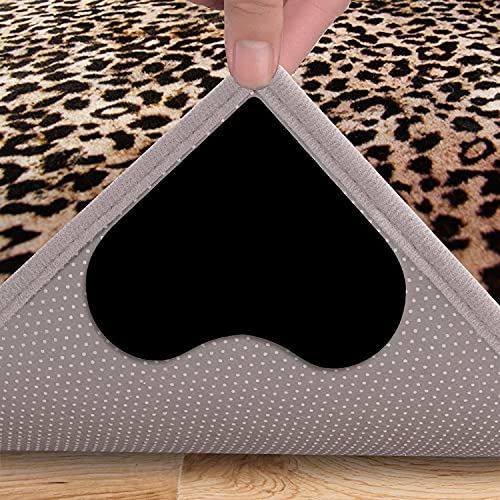 Chikigo 12 Pieces Rug Gripper Thin Type Without Residue, Anti Curling