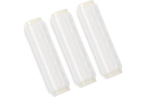 SORCRISTY 3PCS Nylon Elastic Invisible Magic Fishing Line Bait Thread 0.1/0.2 mm Length 656 Feet Per Spool Clear Stretchy Fishing String