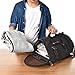 LUXUR Retro Duffel Cylinder Bag 26L Canvas Travel Backpack for Men Hiking Luggage Weekend Bag