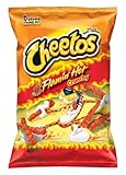 Cheetos Crunchy Flamin' Hot Flavored Snacks, 9.75oz Bags (Pack of 8)