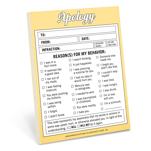 Knock Knock Self-Care RX Nifty Note - Self Care