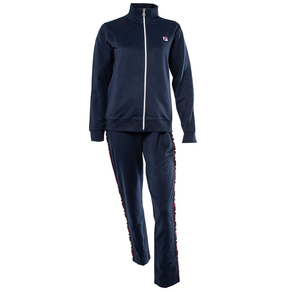 Fila Ladies Brushed Cotton Fleece Lounge Set - Blue - S
