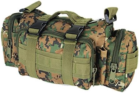 WeGo Outdoor Military-Style Tactical Belt Waist Pack Molle Bag - Woodland Digital