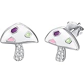 Dreamboat 925 Sterling Silver Earrings for Women Small Stud Earrings Anniversary Birthday Valentines Engagements Jewelry Gifts for Mom Wife