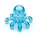 FURURU Portable Crystal Handheld Octopus Massager for Relieving Neck Back (Pack of 1, Random Color)