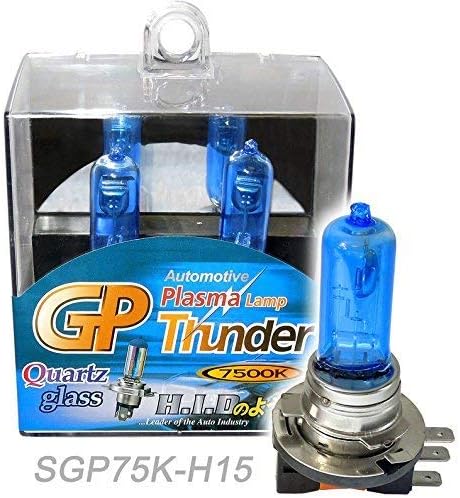 GP Thunder 7500K H15 Xenon Headlamp High Beam/ DRL for GOLF MK6 TOUAREG AUDI A5 A6 by HidLightsUSA