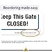 Pool Safety Sign - Keep This Gate Closed - 10