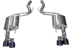 CORSA EXHST 21039BLK Stainless Steel Axle-Back Exhaust System fits Ford Mustang Includes Muffer