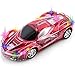 Toysery Remote Controlled Racing Car Toy for Kids - RC Sports Car Toy with Awesome Flashing LED Lights & Music - 1:24 Scale Electric RC Race Car with Flexible Antenna (Colors May Vary)