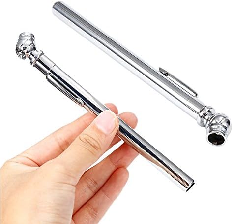MAARYEE Tire Gauge Pressure Pencil Depth Gauge Portable Stainless Steel Wheel Pressure Measurement 2 PCs