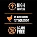 CRAVE High Protein Grain Free Adult Wet Dog Food Chicken Paté, 12.5 oz (Pack of 12)