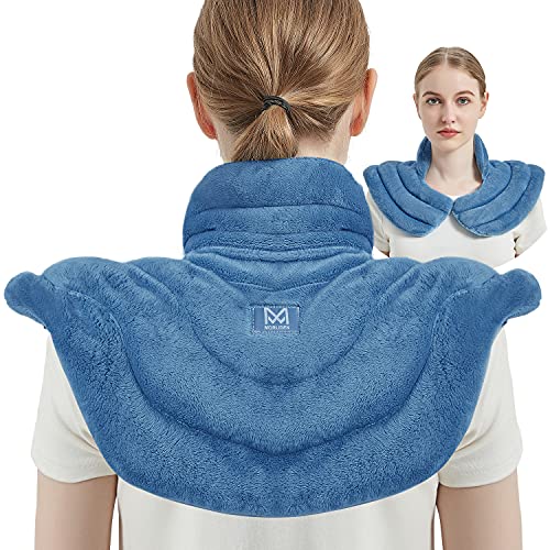 Microwave Heating Pad for Neck and Shoulders, Additional Large Weighted