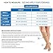 Compression Socks 20-30mmHg Open Toe with Free Removable Satin Sock Professional Care for Ankle,Varicose Veins, Calf Edema Pain Relief Suitable for Nurses Maternity Flight Travel Men Women XL