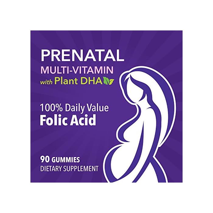 Nature’s Way Alive! Daily Support Prenatal Gummies, 50mg PlantBased