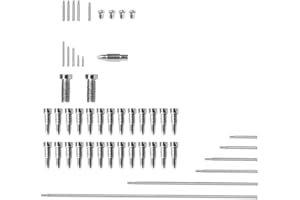 GALPADA Tenor Saxophone Repair Tools Kit Silver, Sax DIY Maintenance Set with Screws and Practical Saxophone