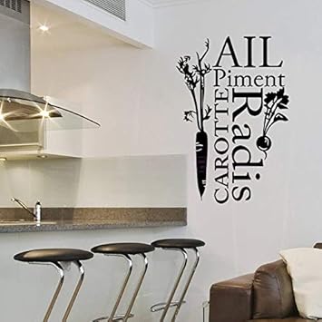 Pegatinas Cocina Francesa Todo Piment Vinilo Tatuajes De Pared