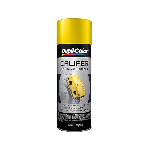 Dupli-Color BCP101 Brake Caliper Spray Paint Yellow 12 Aerosol Can  in Bahrain Whizz Touchup Paint
