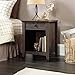 Sauder Carson Forge Night Stand, Coffee Oak finish