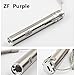 ZF Purple Cat Training Tools USB Rechargeable Multi-Function Flashlight with 3 Modes - White red UV LED Light -1. Red Laser Pointer; 2. Blue Test Light; 3. White LED Moonlight.
