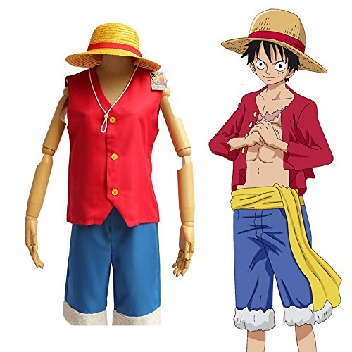 One piece monkey d luffy new world costume outfits hall…