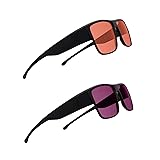 BRADDELL OPTICS Fit-Over FL-41 Rose Indoor & FL-60