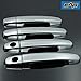 EAG Tailgate Handle Cover Triple Chrome Plated ABS without Camera Hole Fit for 07-13 Toyota Tundra