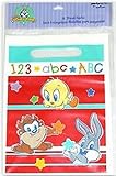 Baby Looney Tunes Favor Bags Birthday Tweety Taz 1st