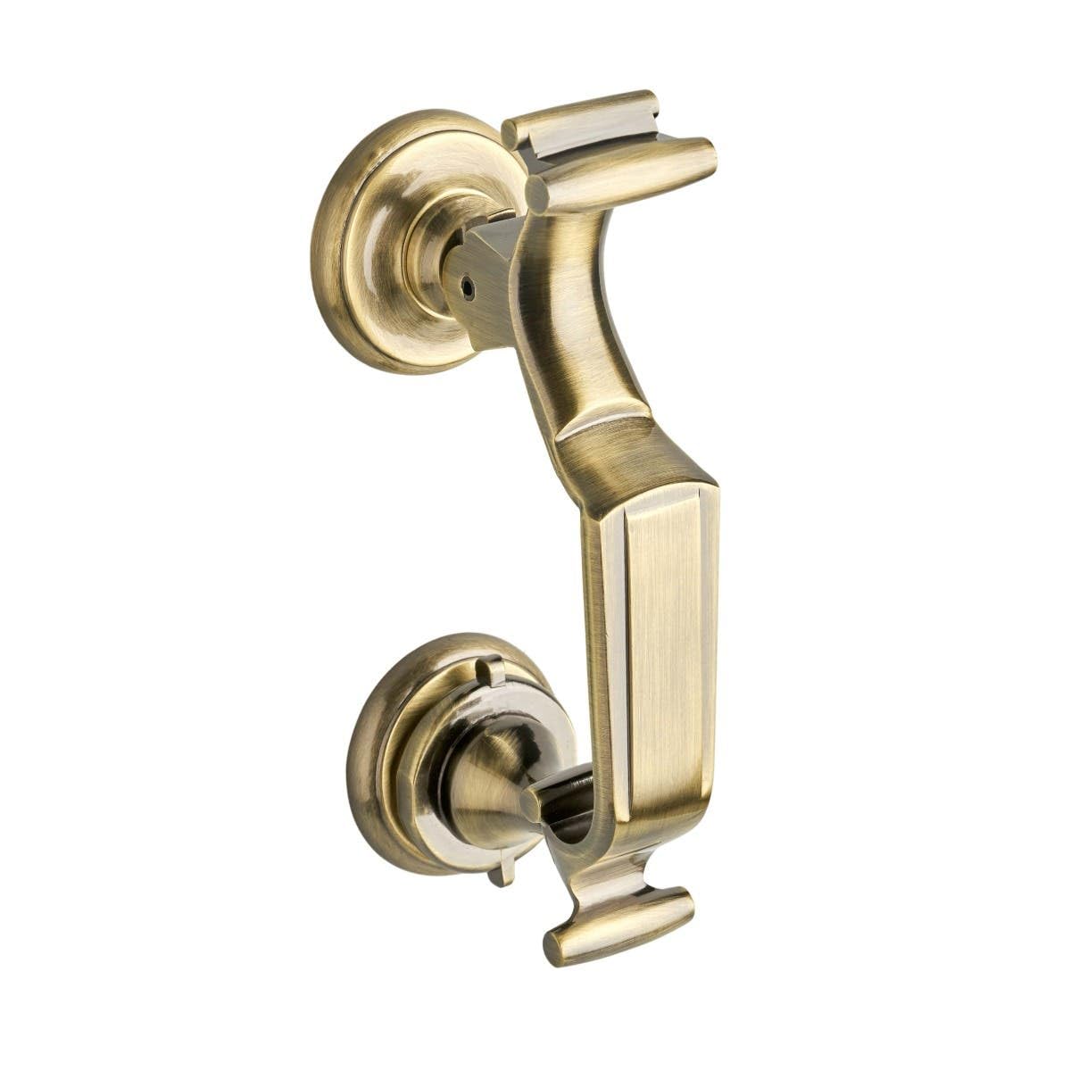 Hardware Solutions - Doctor Door Knocker - Antique Brass - 60 x 195mm