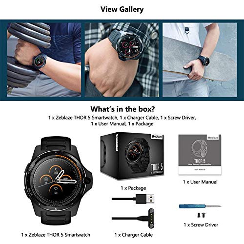 HX0945 Híbrido Thor 5 Sistema Dual Smartwatch 1,39