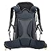 BOLANG Summit 45 Internal Frame Pack Hiking Daypack Outdoor Waterproof Travel Backpacks (8298 black)