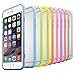 iPhone 6 Case, iPhone 6 Slim Case, Besgoods 10 Pack Colorful Clear Hard Cover Flexible Soft TPU Bumper Shock-Proof Anti-Scratch Thin Protective Case Bumper Cover Skin for iPhone 6/6S 4.7 inch