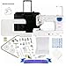 Janome Memory Craft 6300P Sewing Machine Bundle with Rolling Trolley, Blue Buttlerfly Bobbins and Size 14 Needles