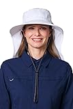 Unisex Sun Hat with Fold-Away Neck Drape - UPF 50