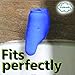 Baby Bath Spout Cover Indigo Blue | Child Bathroom Safety Faucet Cover 4 mom's | Infant and Toddlers Elephant Shape Bathtub Cover Bath Toys for Kids | Silicone Mildew Free