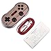 8Bitdo F30 Pro Wireless Bluetooth Gamepad Game Controller Joystick Retropie Raspberry Pi, masOS, Windows, Android, Steam, Switch Flannel Bagthumb 1