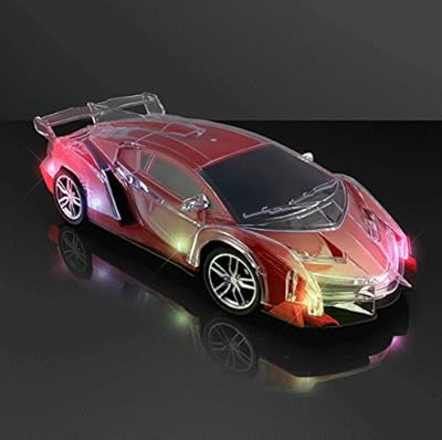 blinkee Multicolor LED Flashing Red Racing Car with Remote Control by